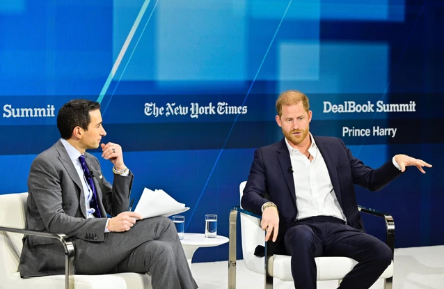 Prince Harry has denied fighting Prince Andrew