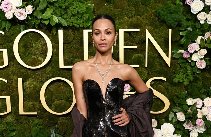 Zoe Saldana won her first Golden Globe