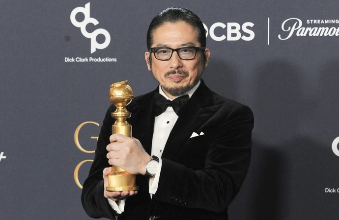 Hiroyuki Sanada urged young actors to 'never give up' in acceptance speech