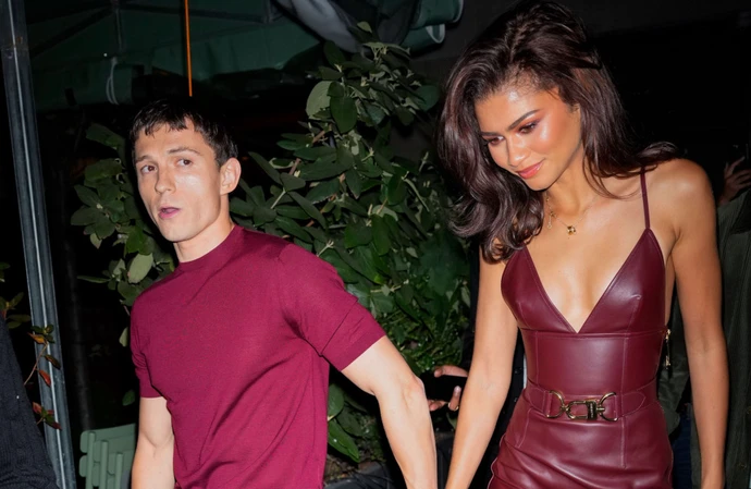 Zendaya tried to keep her engagement to Tom Holland 'a secret' but then got 'too excited' about it all