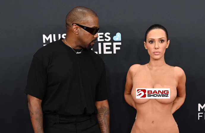 Kanye West has boasted about his wife Bianca Censori breaking the internet with her sheer nude dress at the Grammys