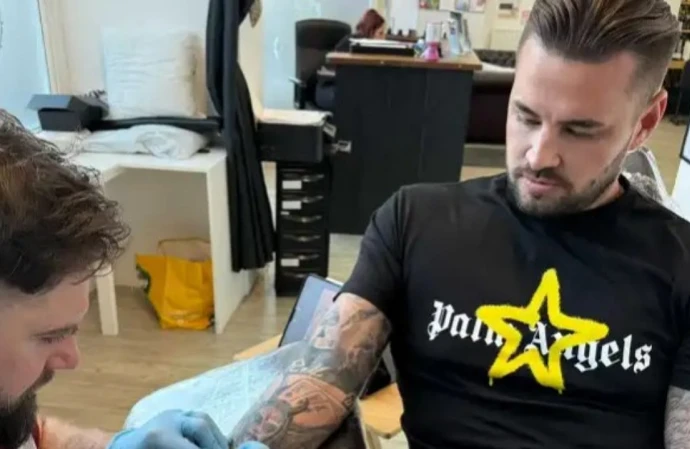 Carl Woods gets Katie Price tattoo turned into the devil