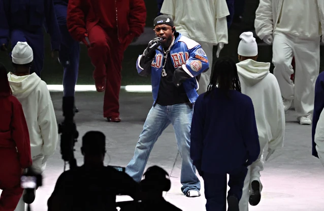 Kendrick Lamar performed the half-time show in New Orleans