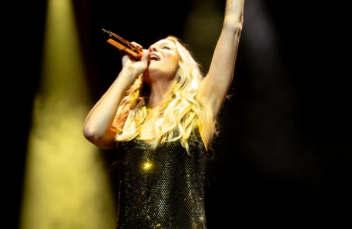 LeAnn Rimes performing live in London during The Story… So Far tour
