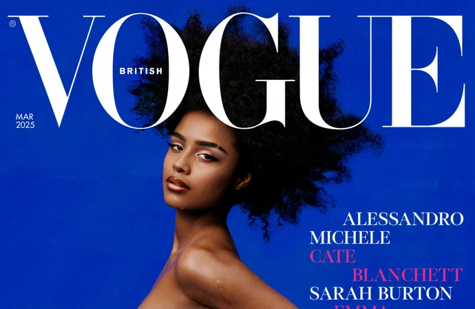 Tyla on the cover of Vogue, photographed by Rafael Pavarotti 