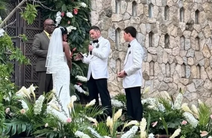 Fred Sirieix has married Fruitcake in a lavish ceremony in Jamaica