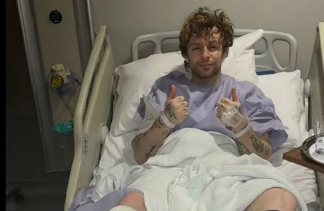 Tom Grennan has had to undergo leg surgery after suffering an injury