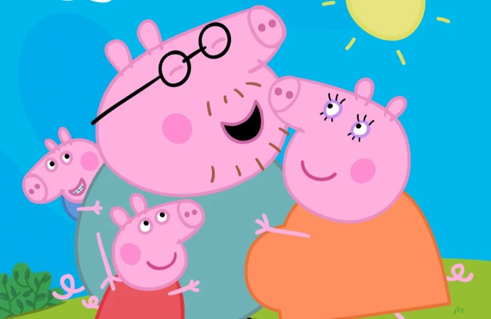 Peppa Pig and her family beaming with happiness following Mummy Pig's pregnancy announcement