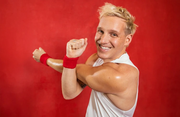 Jamie Laing is running from London to Salford