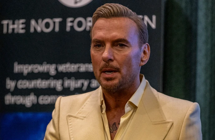 Matt Goss speaking at The Not Forgotten playback event