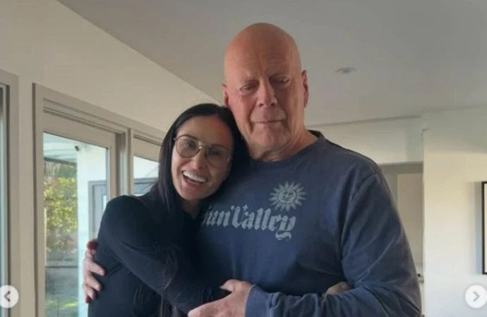 Demi Moore shared photos to mark Bruce Willis' birthday (c) Instagram