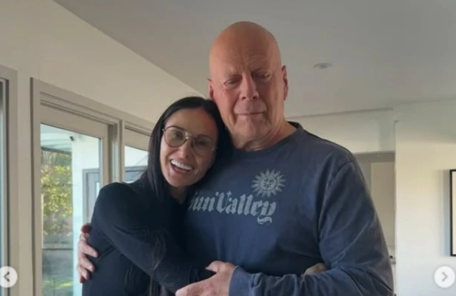 Demi Moore shared photos to mark Bruce Willis' birthday (c) Instagram
