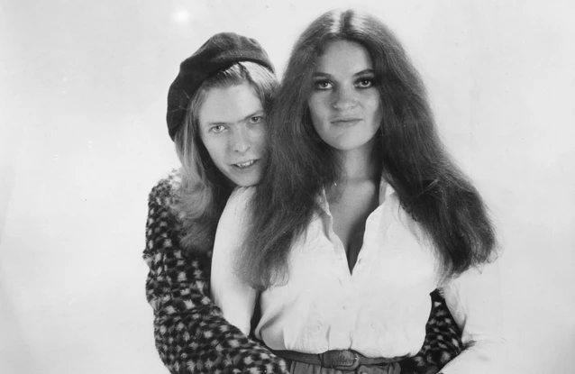 David Bowie with Dana Gillespie in 1971 / Credit: Getty Images
