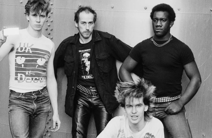 UK Decay in 1982 - L to R - Steven Harle, Steve Spon, Steve Abbott and Edwin Branch