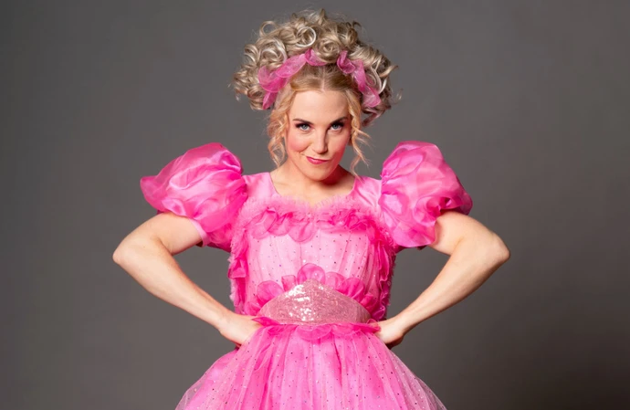 Maddie Moate in CBeebies panto Beauty and the Beast