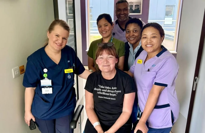 Lorraine Kelly is grateful for the Heatherwood Hospital nurses who looked after her