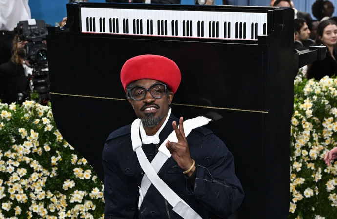 Andre 3000 at the 2025 Met Gala