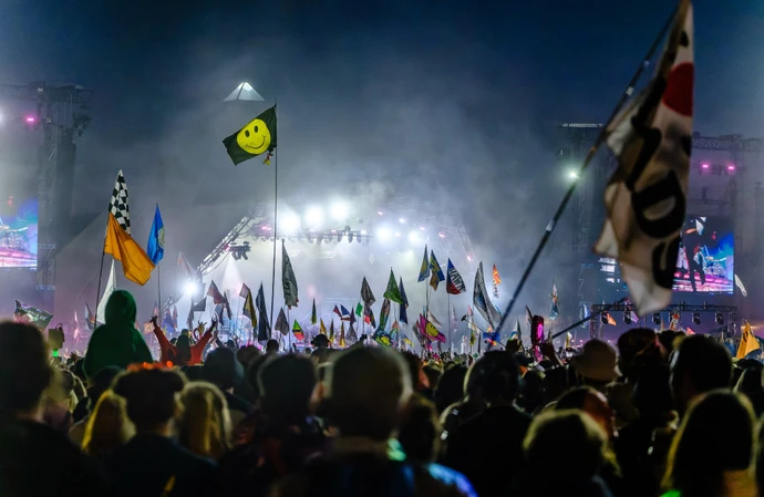 Glastonbury's famous Pyramid Stage
