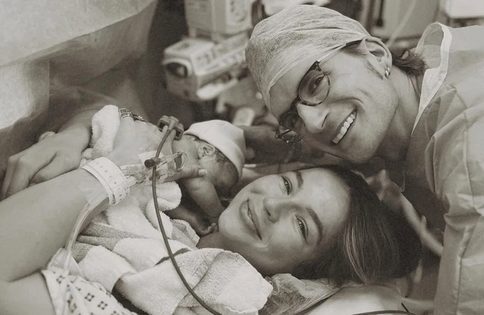 Oliver Proudlock and Emma Louise Connolly with their new baby boy Levi / Credit: Instagram