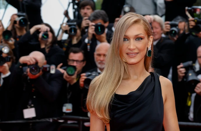 Bella Hadid showed off her new hair colour at Cannes