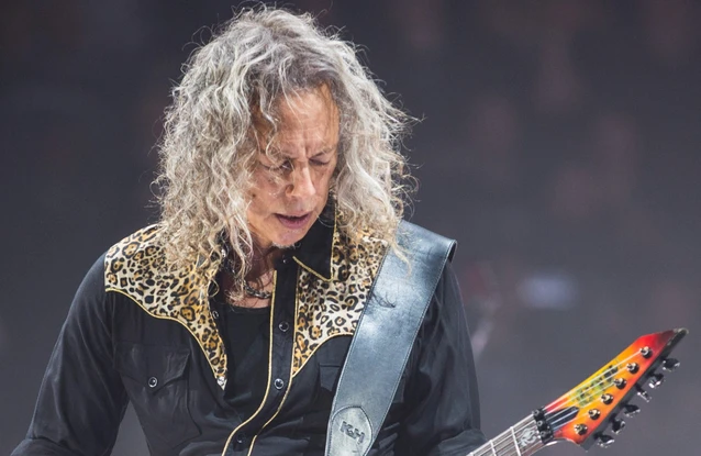 Kirk Hammett's guitars have been auctioned