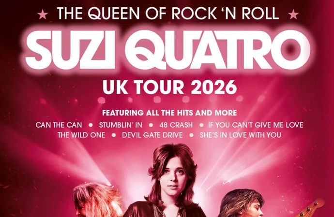 Suzi Quatro is set to hit the road for a 10-date tour of the UK in April 2026