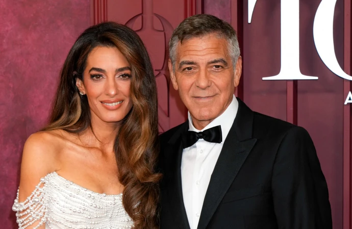 Amal and George Clooney at the Tony Awards