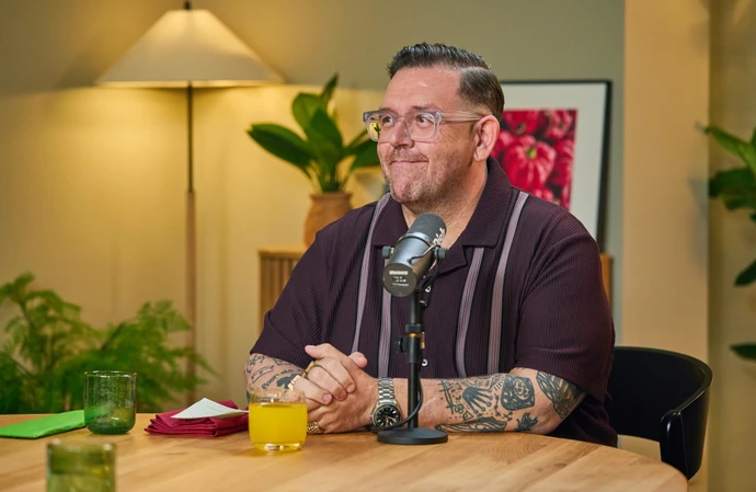 Nick Frost appearing on the Dish podcast