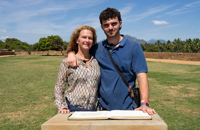 Race Across the World winners Caroline and Tom