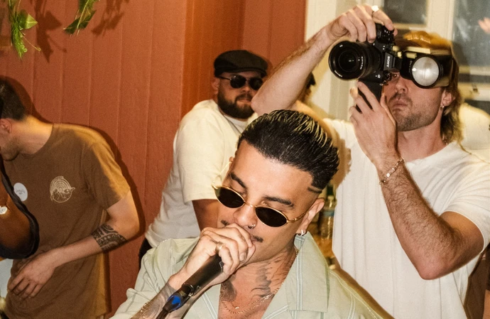 Rauw Alejandro's surprise visit sparked a fan frenzy
