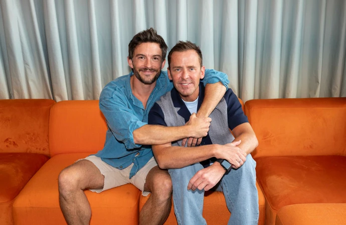 Jonathan Bailey and Scott Mills