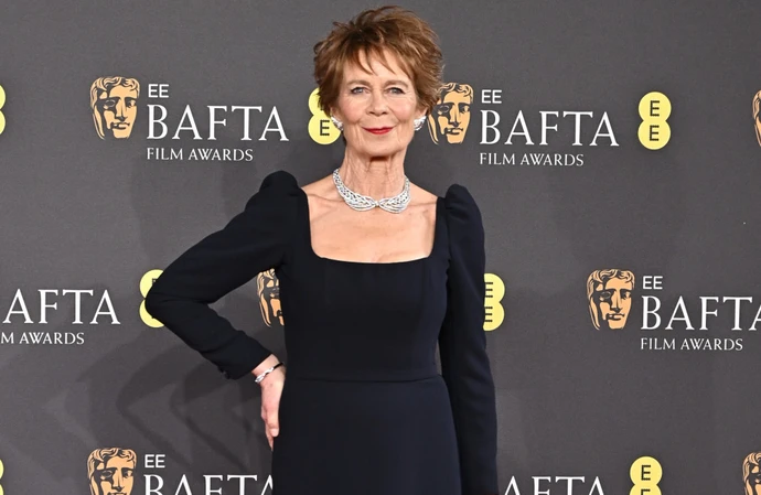 Celia Imrie is relieved that her and son Angus aren't competing for acting roles