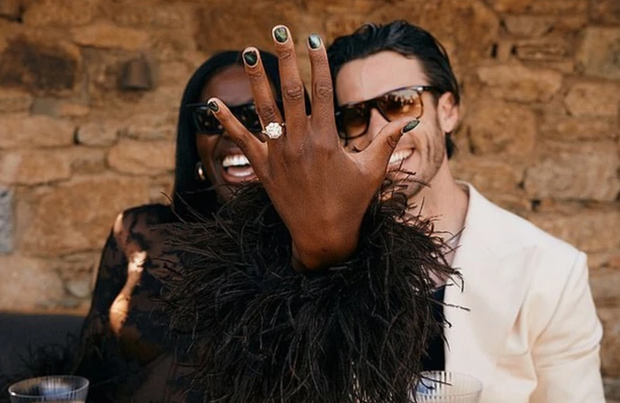 AJ Odudu is engaged to her mystery fiancé
