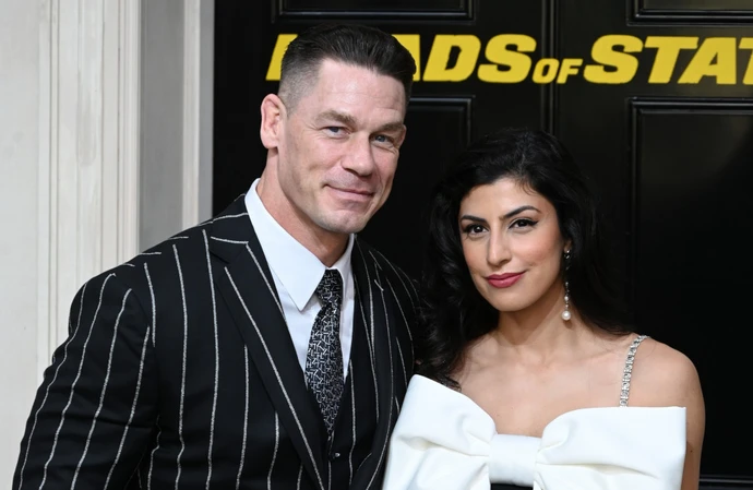 John Cena and his wife Shay Shariatzadeh