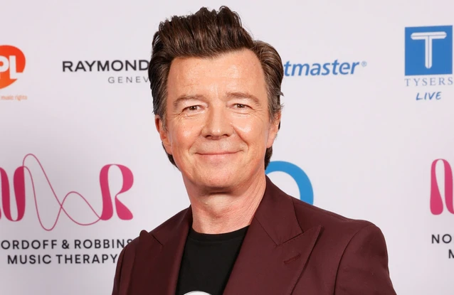 Rick Astley at the O2 Silver Clef Awards / Credit: Dominika Scheibinger