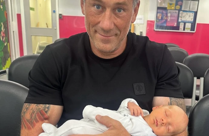 Jason Fox holding Jack / Credit: Instagram