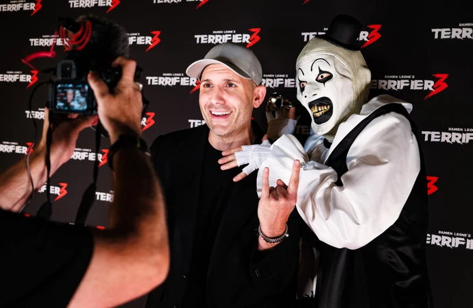 Damien Leone at Terrifier 3 premiere in London