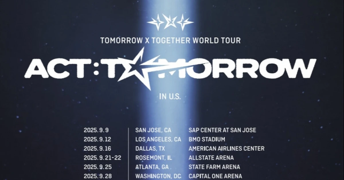 TOMORROW X TOGETHER announce 2025 US ACT : TOMORROW world