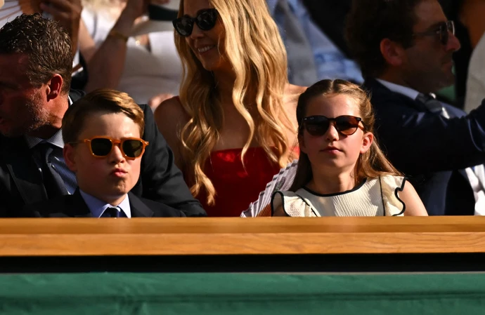 Prince George and Princess Charlotte at Wimbledon