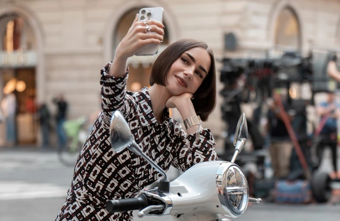 Lily Collins has reflected on Emily In Paris' success