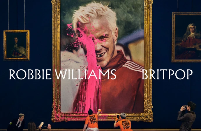 The Britpop album cover features a painting by Kate Oleska based on the original photo by Mick Hutson