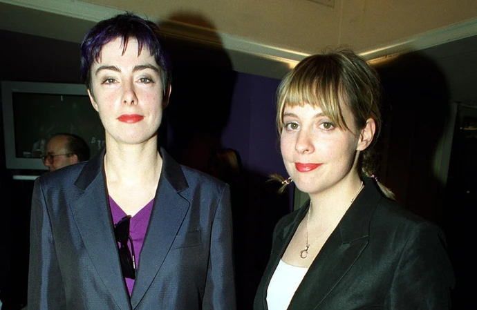 Sue Perkins and Mel Giedroyc in 1998