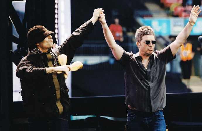 Oasis brothers Liam Gallagher and Noel Gallagher