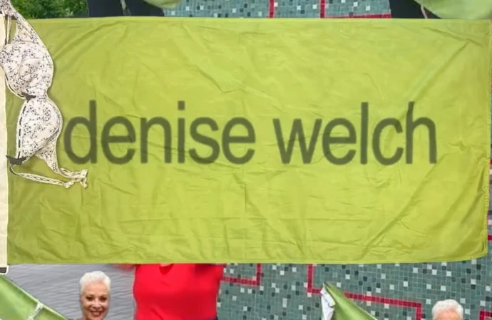 Denise Welch Brat flag / Credit: Instagram