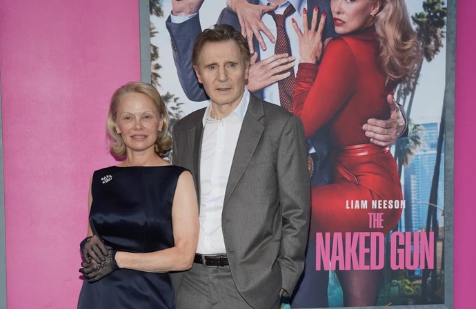 Pamela Anderson was 'romantically involved' with Liam Neeson  for a brief period
