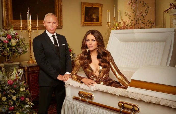 Elizabeth Hurley and Robert Rinder