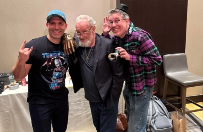 Damien Leone, Robert Englund and David Howard Thornton / Credit: X