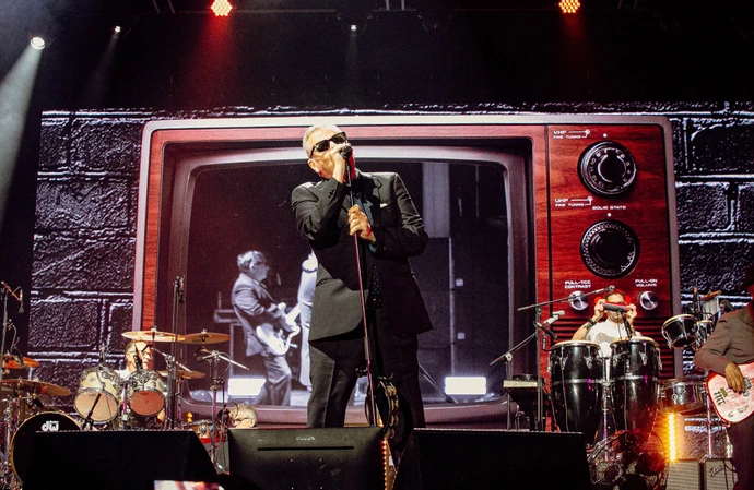 Madness singer Suggs performing at Victorious / Credit: Elliot McRae