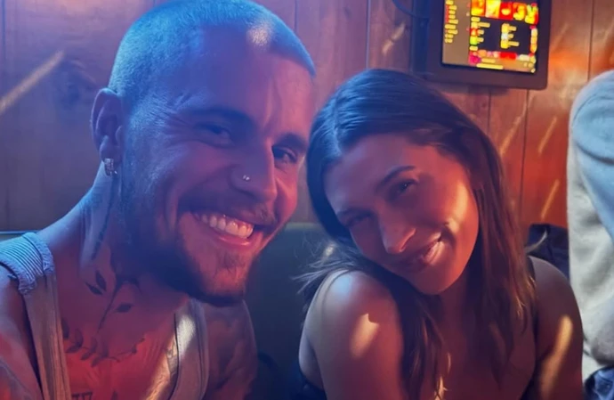 Justin Bieber has been sharing a series of affectionate photographs with his wife Hailey