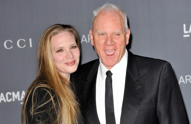 Kelley Kuhr and Malcolm McDowell